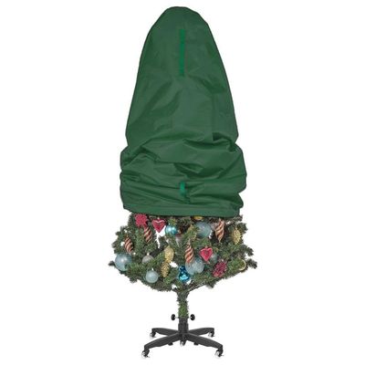 Upright Christmas Tree Storage Bag, Artificial Trees Transport Cover 600D Oxford Adjustable Waterproof Windproof Rainproof Drawstring, 3-9 Foot Trees Standing (210D Dark Green,3FT 25 * 36inch)