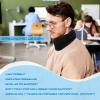 VitaVix Neck Support for Snoring, Ergonomic Neck Pain Relief Collar, Neck Brace for Restful Sleep, Anti-Forward Tilt Neck Traction Device for Neck, Adjustable Soft Foam Support (Large) view 2