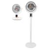 Denash Oscillating Standing Fan, 12 Speeds, 130 Wide Angle, Adjustable Hight, Remote & Timer, USB C Powered Floor Fan for Home, Office view 1