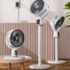 Denash Oscillating Standing Fan, 12 Speeds, 130 Wide Angle, Adjustable Hight, Remote & Timer, USB C Powered Floor Fan for Home, Office view 4
