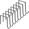 Memorial Wreath Hangers 8-Pack, Cemetery Adjustable Wreath Holder Hooks, Carbon Steel Rust-Resistant, Headstones Fit, 611 in Adjustable, Easy Install view 1