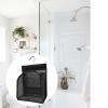 3-Pack Black Hanging Mesh Bath Organizers Portable Storage Baskets with Hooks for Easy Hanging, Ideal for Dorms & Showers view 4