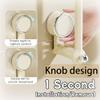 2pc Multifunctional Sucker Hanging Rod, Suction Cup Paper Towel Holder, 180Rotatable Adjustable Wall Mounted Hand Towel for Kitchen & Bathroom (milky white,29cm/11.41in) view 2