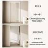 Accordion Style Door Curtains, Magnetic Folding Shower Curtains, Room Divider Curtains for Bedroom, Bathroom, Living Room, Folding Accordion Doors for Closets(Beige,W 70.9 x H 78.7in) view 3