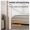 Accordion Style Door Curtains, Magnetic Folding Shower Curtains, Room Divider Curtains for Bedroom, Bathroom, Living Room, Folding Accordion Doors for Closets(Beige,W 70.9 x H 78.7in) view 4