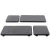 4 Pcs Diatomite Stone Mats for Sinks, Quick-Dry Bathroom & Kitchen Trays for Soap, Sponges, and Plants view 1