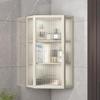 Dntum Wall Cabinets,Medicine Cabinet with Shelf,Over The Toilet Storage Cabinet,Farmhouse Medicine Cabinet with Shelves,Bathroom Organizers and Storage for Bathroom Laundry Roo,White60Cm view 1