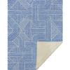 Addison Rugs ASB917 Blue 50" x 70" Oversized Sherpa Throw Blanket, Machine Washable view 2