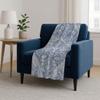 Addison Rugs ASB774 Denim 50" x 70" Oversized Sherpa Throw Blanket, Machine Washable view 4