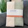 Addison Rugs ASB911 Aloe 50" x 70" Oversized Sherpa Throw Blanket, Machine Washable view 3