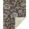 Addison Rugs ASB856 Chocolate 50" x 70" Oversized Sherpa Throw Blanket, Machine Washable view 2