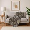 Addison Rugs ASB856 Chocolate 50" x 70" Oversized Sherpa Throw Blanket, Machine Washable view 4
