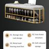 3-Tier Shoe Rack Bench, Entryway Bench with Cushioned Seat for Rooms view 3