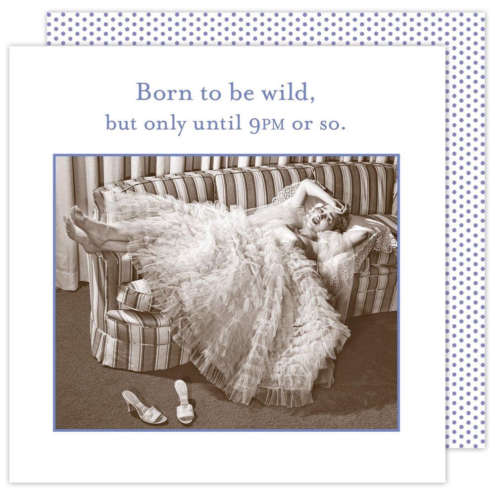 Shannon Martin Design Born To Be Wild Cocktail Napkins, 20 Count, 3-Ply Decorative Beverage Napkins, 5" x 5", Eco-Friendly Party Napkins