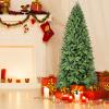 Fnecan 5FT Christmas Tree with 756 PE+PVC Tips, Full-Bodied Holiday Tree with Hinged Branches, Easy Assembly, Stable Metal Stand, Classic Green Xmas Decoration view 4