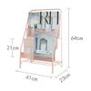 GFHSKRPL Floor Standing Magazine Rack Holder Organizer, Brochure Magazine Literature Display Holder Rack, Elegant Design Metal Rack for Home view 2