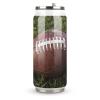 LJHDPMKT Coke Cup Brown Football Green Of Grass Printed Coca Coke Cans Water Bottle with Lid And Straw Drinking Mug Stainless view 1