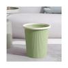 CAOJLjiaxiang-2012 Indoor Trash Can Without Lid Round Plastic Green with Pressure Ring Suitable for Living Room, Bedroom, Kitchen, Etc. Small/Medium/Large Garbage Bin(Large) view 1