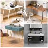 Metal Table Legs Sofa Support famer Coffee Tables Supports Office/Dining Desk Leg Bathroom Cabinet Straight Cone/Slanted Cone Set of 4 Water Proof and Rustproof view 3