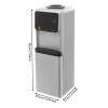 Top Loading Water Cooler, Standing Water Dispenser with 3 Temperature Settings - Hot, Warm and Cold Water, Child Safety Lock, Water Cooler Dispenser for Homes, Kitchens, Offices, Dorms (Silver Black) view 3