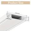 Double Row Curtain Track Ceiling Mount for Windows Heavy Duty Ceiling Rails with Silent Rollers 5ft 6ft 7ft 8ft 9ft 10ft 15ft 20ft Double Curtain Rail Set for Bedroom Room Divider(Gray,9-5/8FT) view 2