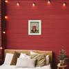 Howdy Holidays Cowboy Boots, 13 x 16 Inch Framed Print Under Glass view 3