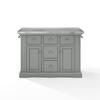 HomeStock Kitchen Island with Storage & Towel Bar - Stainless Steel Top, Portable Cart, Modern Kitchen Furniture view 3