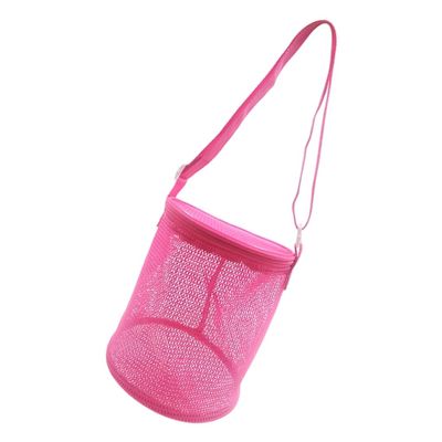 Sand Storage Bag Adjustable Shoulder Strap Sturdy Meshes Organizers for Family Beach Trip and Kids Toy