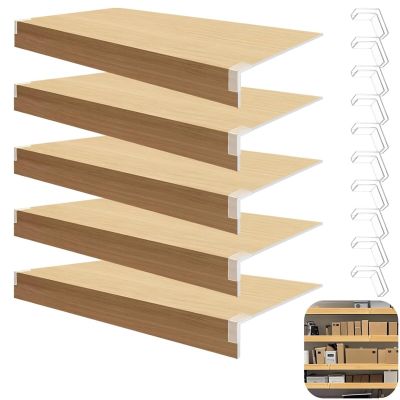 ACJSDGL Removable Wire Shelving Liners 25x20x3 in Shelf Covers for Shelving,Easy to Cut Closet Wire Shelf Covers-0.3in Thick Moisture Resistant Durable,Easy Install for Pantry,Kitchen,Wood Color