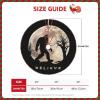 Funny Bigfoot Sasquatch Full Moon Christmas Tree Skirt 30 Inches Grid Edging Tree Skirt, Small Rustic Tree Mat for Merry Christmas Farmhouse Decor Xmas Holiday Home Party Decorations Indoor Outdoor view 3