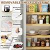 4 Sets Faux Wood Shelf Covers for Wire Shelving - 26"x10" Removable Pantry Shelf Liners | Durable PVC Closet Rack Covers with Easy Installation view 3