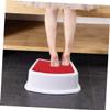 Boy Girl Plastic Footstool, Red, Non Slip Step Stool view 3