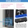 Retractable Window exhaust fanNo need to drill holesembed ded installationBedroom kitchen window exhaust fan14-53in Optional5cm RetractableAdjustable wind speed (Black, 130-135cm) view 3