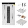 20 Layer Commercial Food Dehydrator Machine, 1700W 110V Large Capacity Food Dryer Stainless Steel Trays Food Dehydrator Large Food-Dehydrators Dryer Machine w/Wheels for Tea Stores Pet Stores view 3