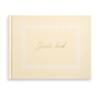 &And Per Se Beige Patterned Wedding Guest Book with Photo Spots Elegant Hardcover Sign-in Book for Classic Weddings, Baby Showers & Timeless Events Neutral Memory Keepsake Album view 1