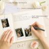 &And Per Se Beige Patterned Wedding Guest Book with Photo Spots Elegant Hardcover Sign-in Book for Classic Weddings, Baby Showers & Timeless Events Neutral Memory Keepsake Album view 2