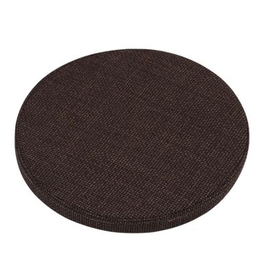 11 - Inch Round Chair Cushions with Ties, Memory Foam Seat Cushions Non - Slip Bottom & Zipper Chair Pads for Bar Stools, Tatami, Kitchen, and Office (Brown, 11 inch)