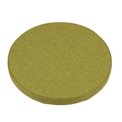 11 - Inch Round Chair Cushions with Ties, Memory Foam Seat Cushions Non - Slip Bottom & Zipper Chair Pads for Bar Stools, Tatami, Kitchen, and Office (Green, 11 inch)