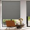 Custom Size Blackout Cellular Shades for Windows Privacy,Thermal Insulated,Noise Reduction Honeycomb Blinds for Windows,Gray,28.5" W 44" H view 1