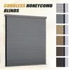 Custom Size Blackout Cellular Shades for Windows Privacy,Thermal Insulated,Noise Reduction Honeycomb Blinds for Windows,Gray,28.5" W 44" H view 2