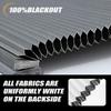 Custom Size Blackout Cellular Shades for Windows Privacy,Thermal Insulated,Noise Reduction Honeycomb Blinds for Windows,Gray,28.5" W 44" H view 3