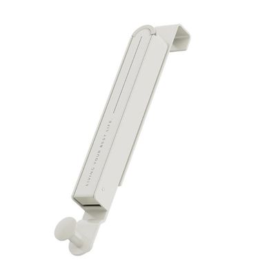 WOAITIANTIAN Coat Rack Wall Mount Foldable Aluminum Alloy Door Hooks - No Punch Hanging Rack for Bedroom(White,4.6cm)