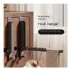 WOAITIANTIAN Coat Rack Wall Mount Foldable Aluminum Alloy Door Hooks - No Punch Hanging Rack for Bedroom(White,4.6cm) view 3