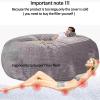 5FT/6FT/7FT Giant Fur Bean Bag Chair Cover for Adult, Lazy Sofa Bed Cover,Soft Fluffy Faux Fur BeanBag(No Filler) view 3