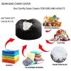 5FT/6FT/7FT Giant Fur Bean Bag Chair Cover for Adult, Lazy Sofa Bed Cover,Soft Fluffy Faux Fur BeanBag(No Filler) view 4