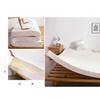 LDLCYCN A/8cm,135x190cm, Japanese Floor Futon Mattress Pad Traditional Futon Mattress Topper with Mattress Cover Thick 3Cm/5Cm/8Cm/10Cm Portable Sleeping Mat for Dormitory Camping view 2