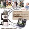 Wlikoci Audio Guest Book Wedding Phone, Audio Phone guestbook, Audio guestbook Like Leaving A Voicemail Message, Preserve Your Special Occasions (Black 32G) view 3