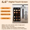 2 Slice Touch Screen Toaster Stainless Steel Wide Slots with Digital Touchscreen, Reheat & Defrost, Even Toasting for Family Breakfast Bagel & Bread, Easy Removable Crumb Tray, Cream Color view 2