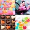 2 Pcs Heart Silicone Molds Non-Stick Food Grade Reusable Silicone Baking Mold, for Jelly,Candy, Chocolate Making Supplies view 4
