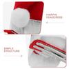 BESPORTBLE 10 Pcs Christmas Hair Clips - Mini Santa Hat Clips with Alligator Red Fabric Christmas Hair Accessories for Kids Teens Toddlers Holiday Party Decoration view 4